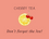 Cherry Tea - Home